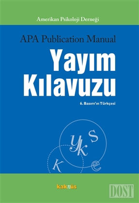 APA Publication Manual Yayım Kılavuzu